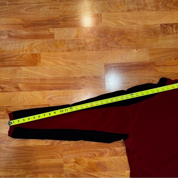 Vtg The North Face Red Burgundy 1/4 Zip Fleece Pullover Men’s Sz Med TNF Fleece - Picture 14 of 16